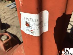 QTY OF (2) FIRE LISTED MAIN GATE VALVE, (1) 6"