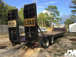 1986 CLARK CLBT FIXED NECK LOWBOY TRAILER VIN: 1CD2L4220GA002731