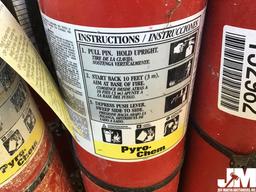 QTY OF (12) DRY CHEMICAL FIRE EXTINGUISHERS