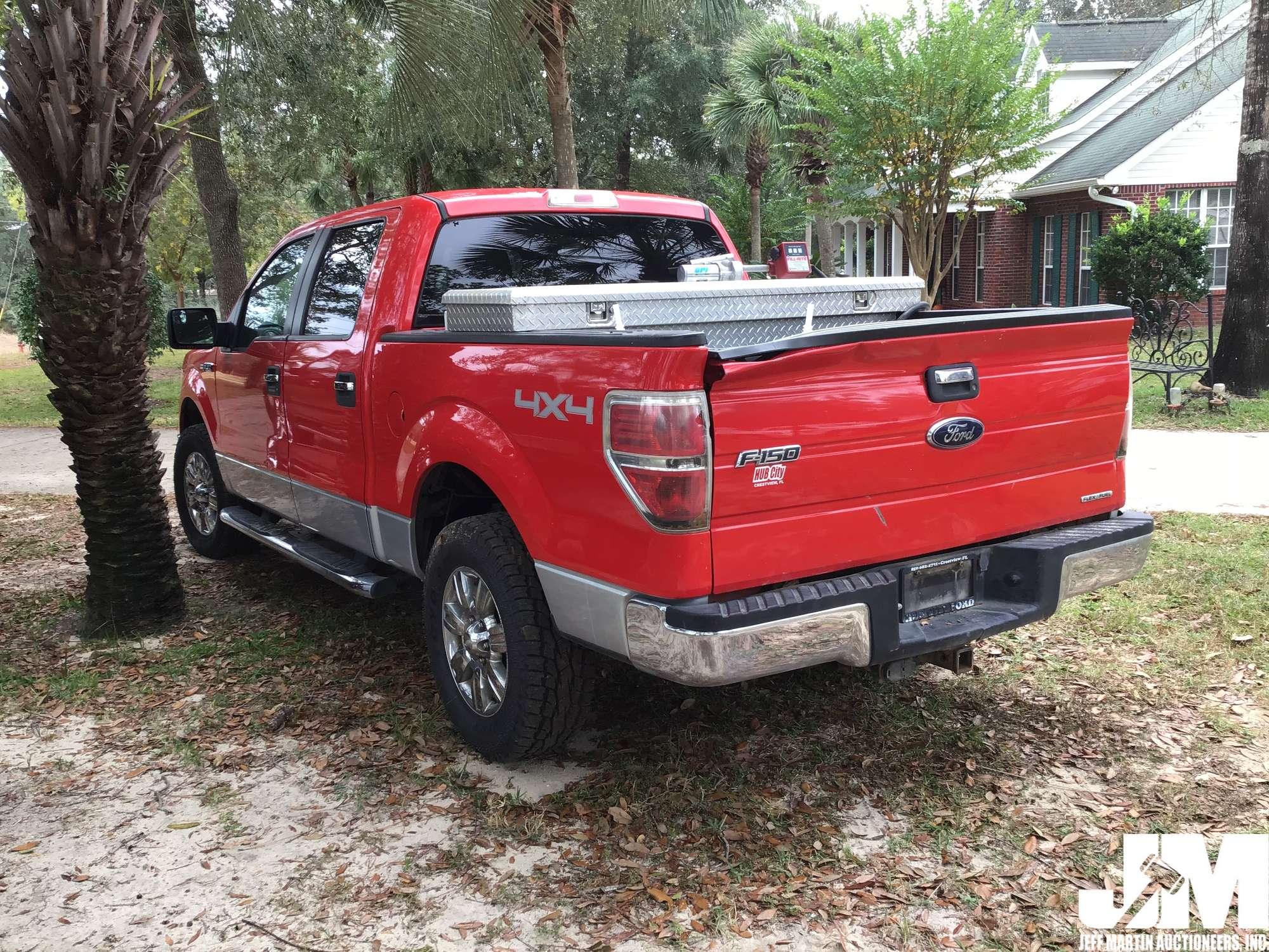 2012 FORD F-150 XLT CREW CAB 4X4 PICKUP VIN: 1FTFW1EF4CFC71110