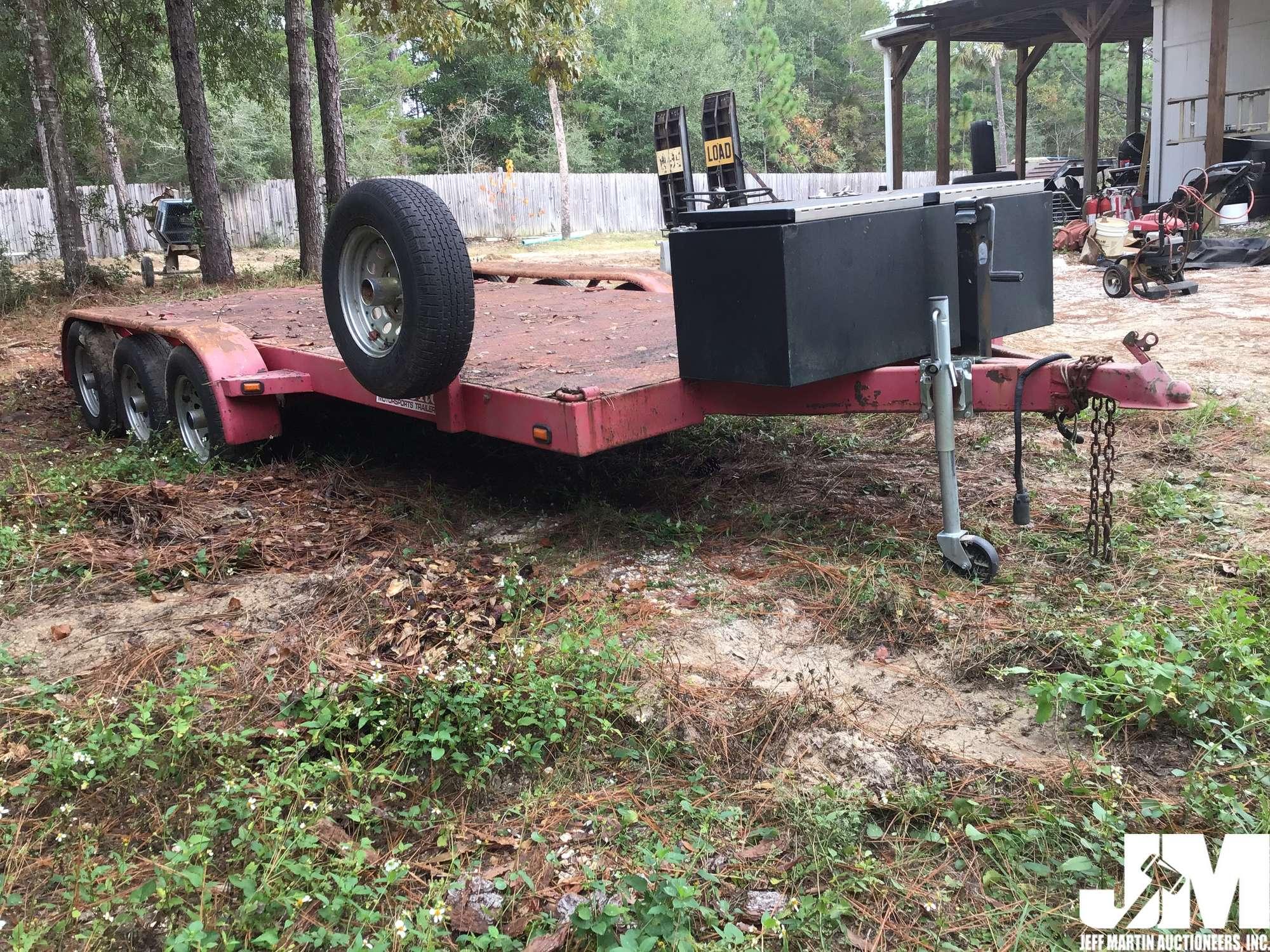 ENDURO MOTORSPORTS EQUIPMENT TRAILER 6'6"X16'