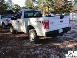 2016 FORD F-150 REGULAR CAB 4X4 PICKUP VIN: 1FTMF1E85GFB56224