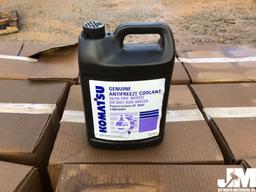 (UNUSED) QTY OF (6) 1 GAL KOMATSU GENUINE ANTIFREEZE COOLANT