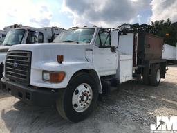 1995 FORD F-800 VIN: 1FDXF80C2SVA18829 SINGLE AXLE POTHOLE PATCHING TRUCK