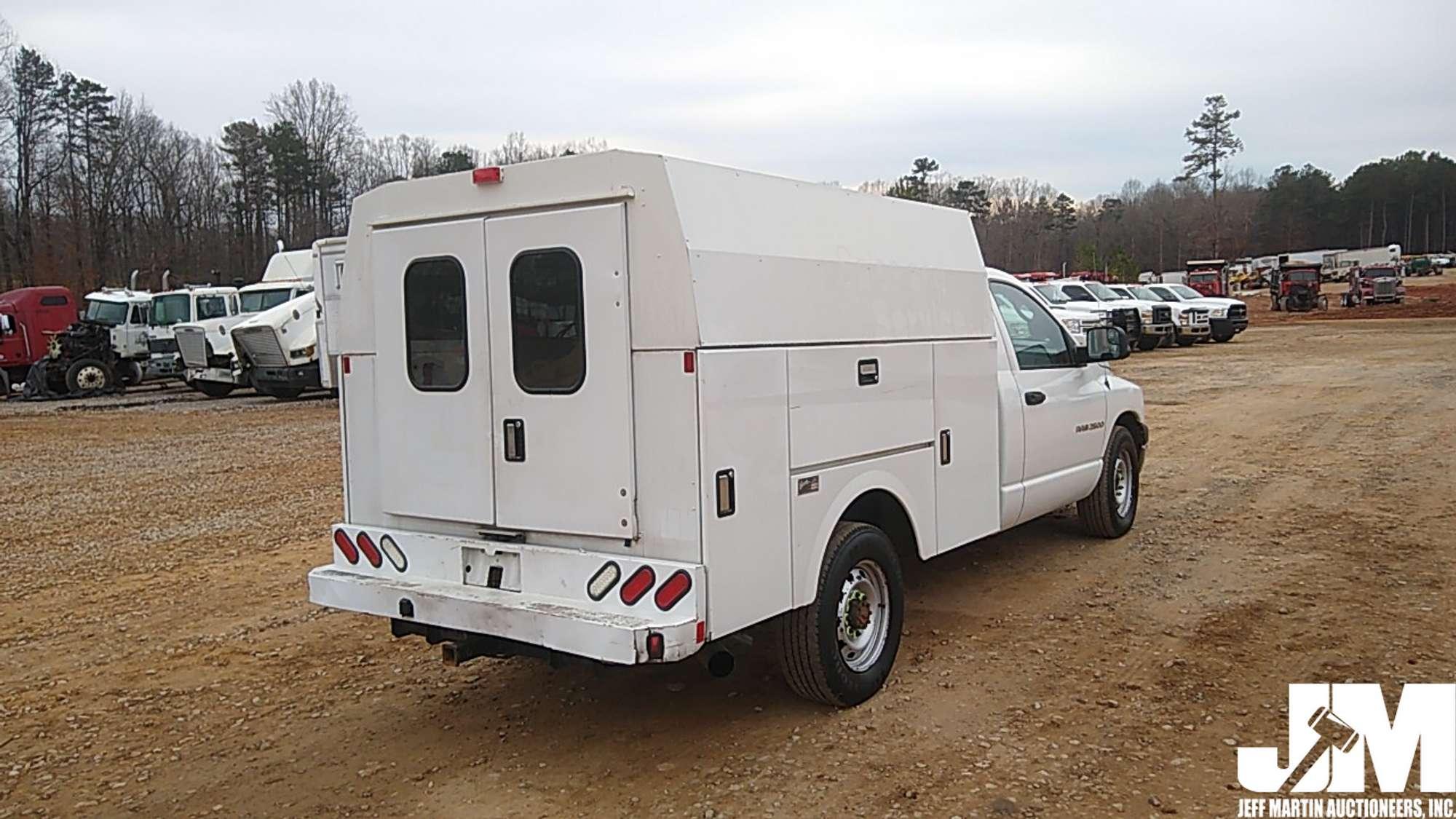 2006 DODGE RAM 2500 S/A UTILITY TRUCK VIN: 3D6WR26C96G246475