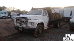 1984 FORD F-700 VIN: 1FDNF70H4EVA33897 SINGLE AXLE DUMP TRUCK