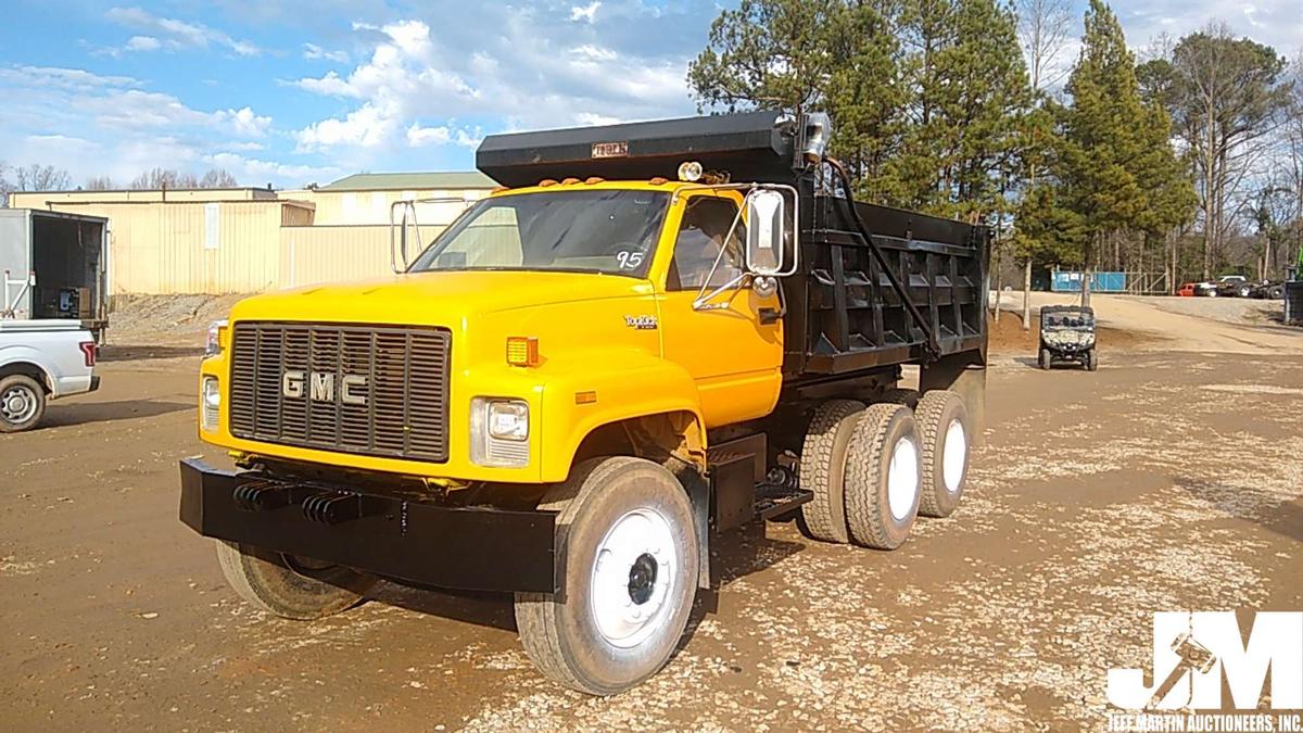 1995 GMC C7 TANDEM AXLE DUMP TRUCK VIN: 1GDS7H4J1SJ507844