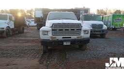 1984 FORD F-700 VIN: 1FDNF70H4EVA33897 SINGLE AXLE DUMP TRUCK