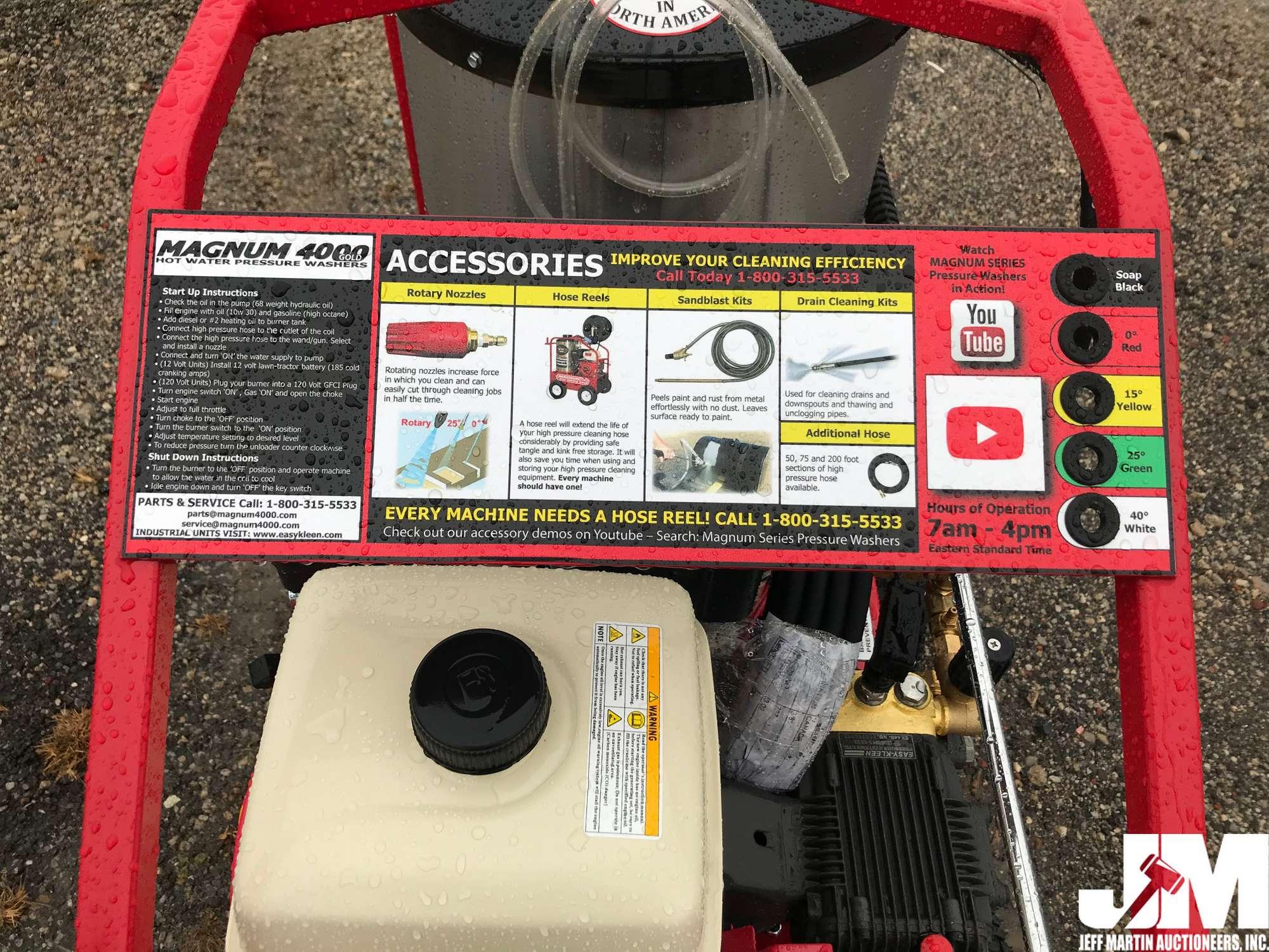 2020 4000 MAGNUM GOLD PRESSURE WASHER