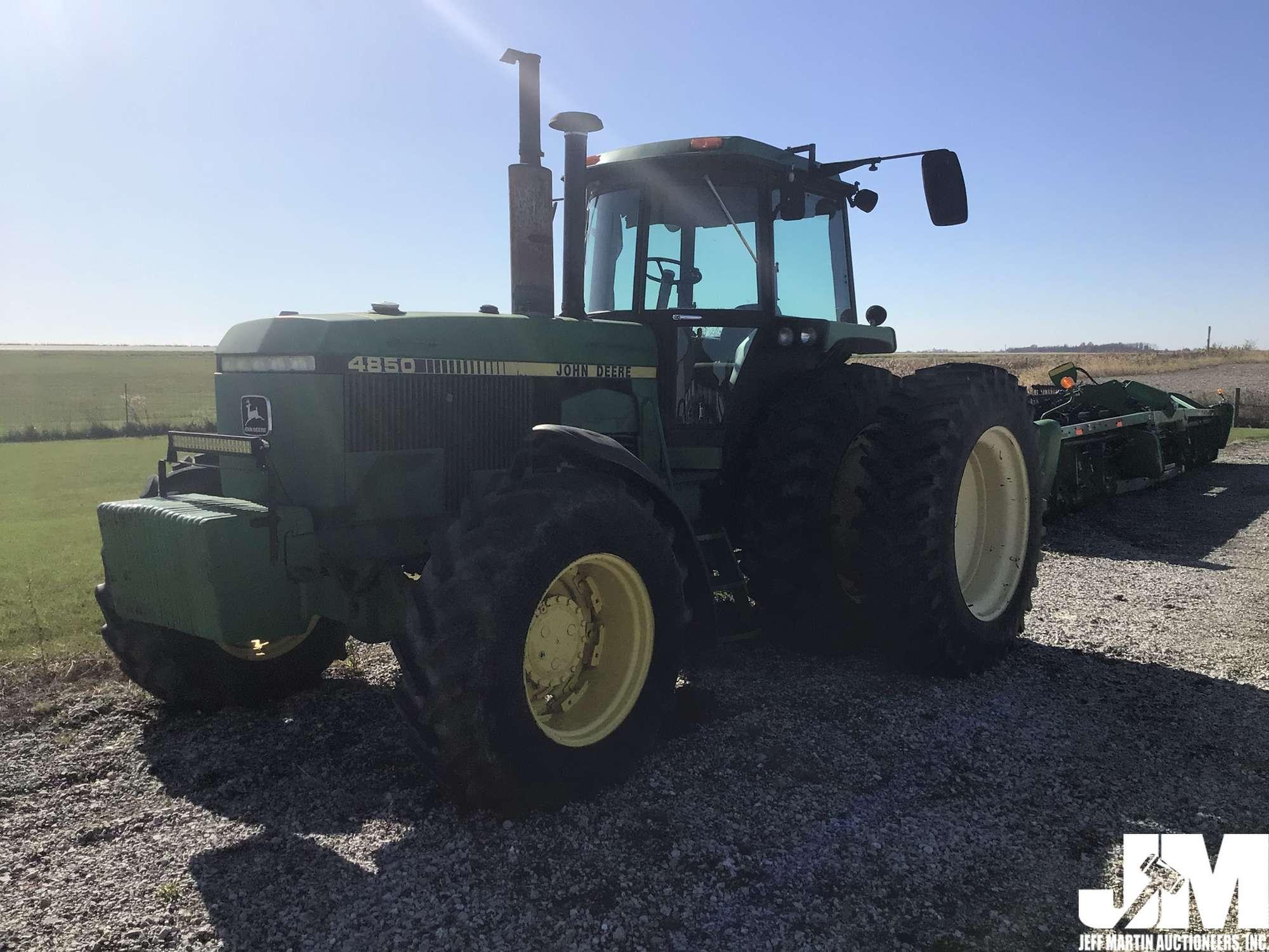 1984 JOHN DEERE 4850 ROW CROP 4X4 TRACTOR SN: RW4850P005804