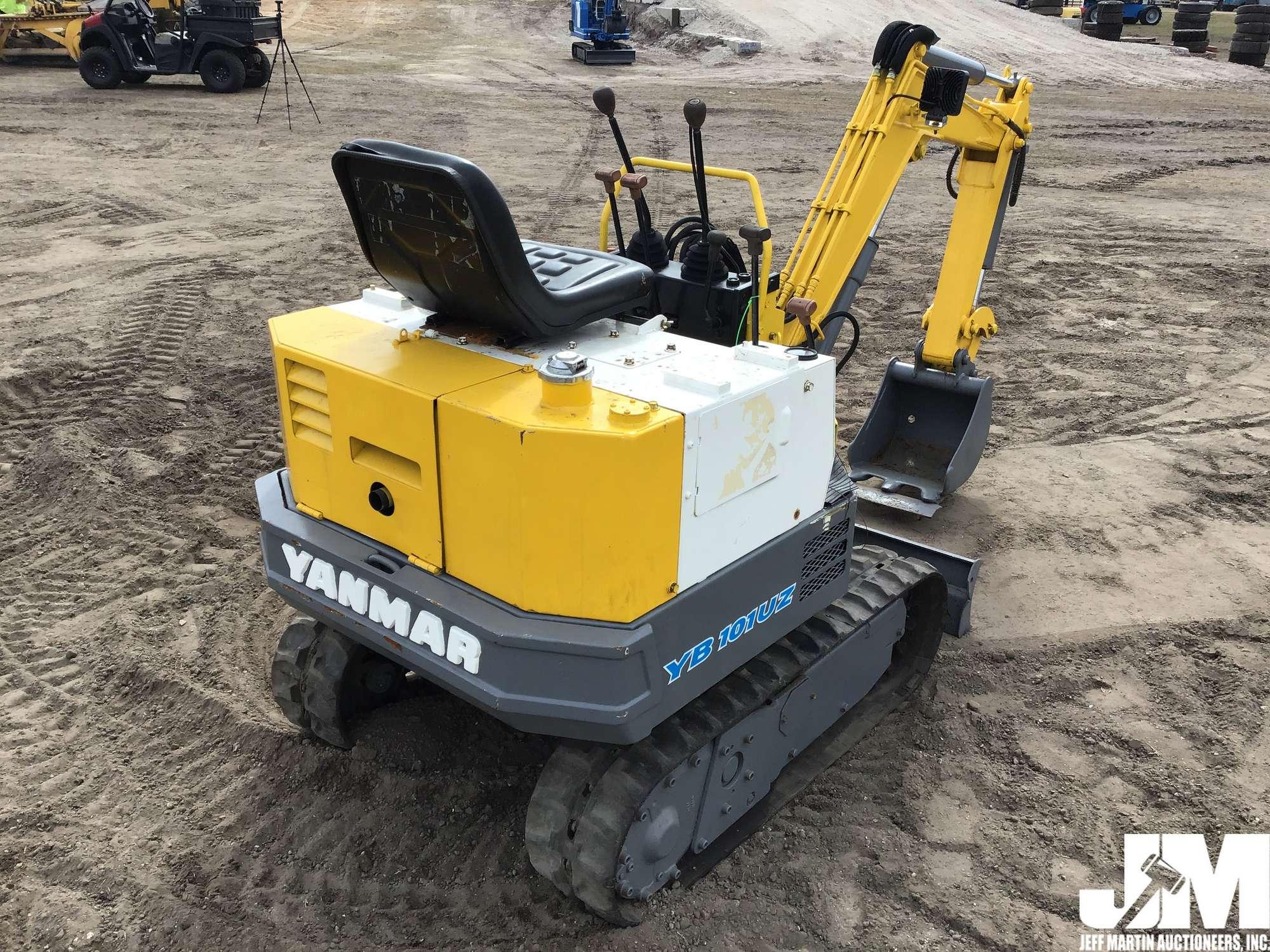 YANMAR YB101-UZ MINI EXCAVATOR SN: 20513R