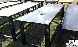 (UNUSED) 30" X 90" STACKING TABLE