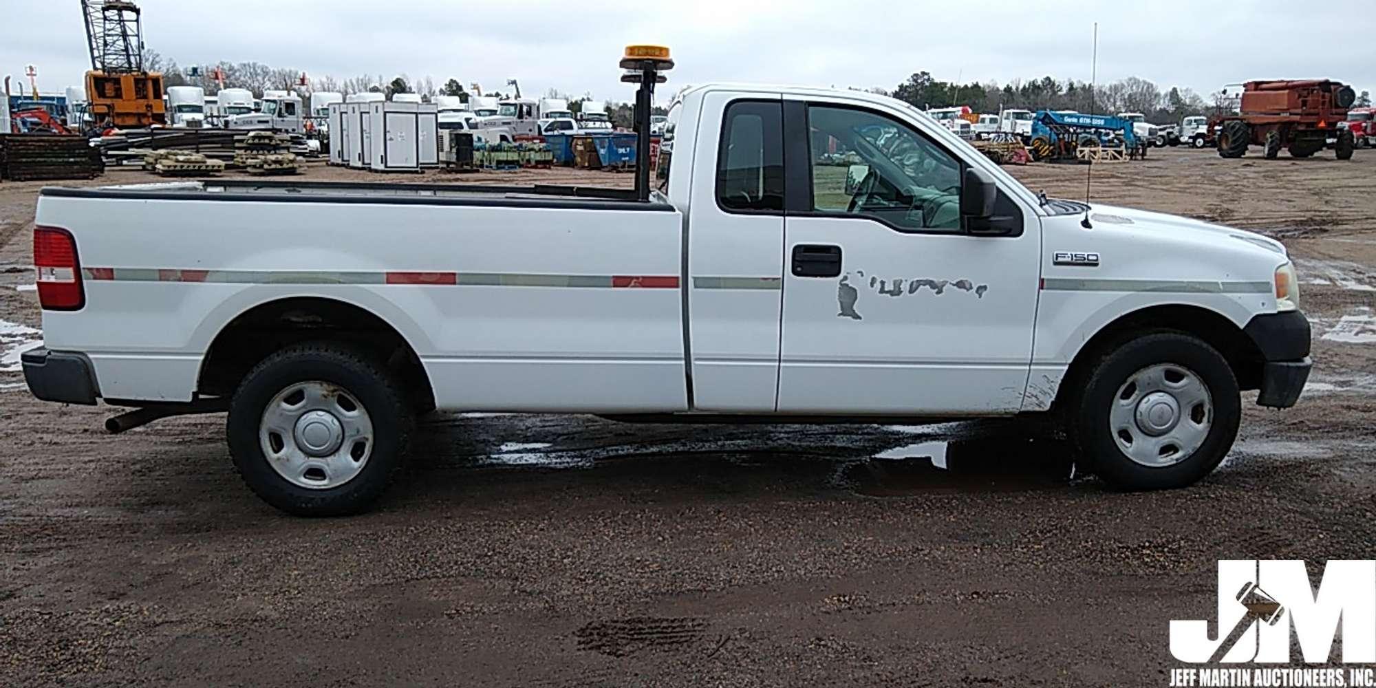 2008 FORD F-150 REGULAR CAB PICKUP VIN: 1FTRF12WX8KC02633