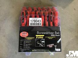 (UNUSED) TORQ SCREWDRIVER SET WITH RACK (30 PIECE)