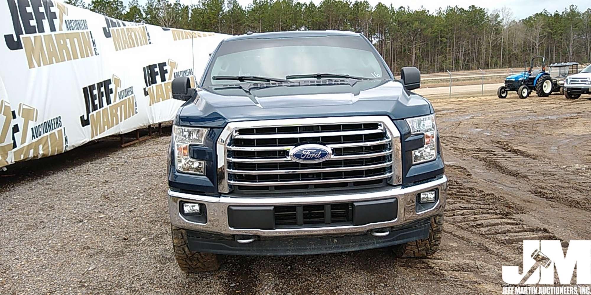 2016 FORD F-150XLT CREW CAB 4X4 PICKUP VIN: 1FTEW1EG0GFC12467