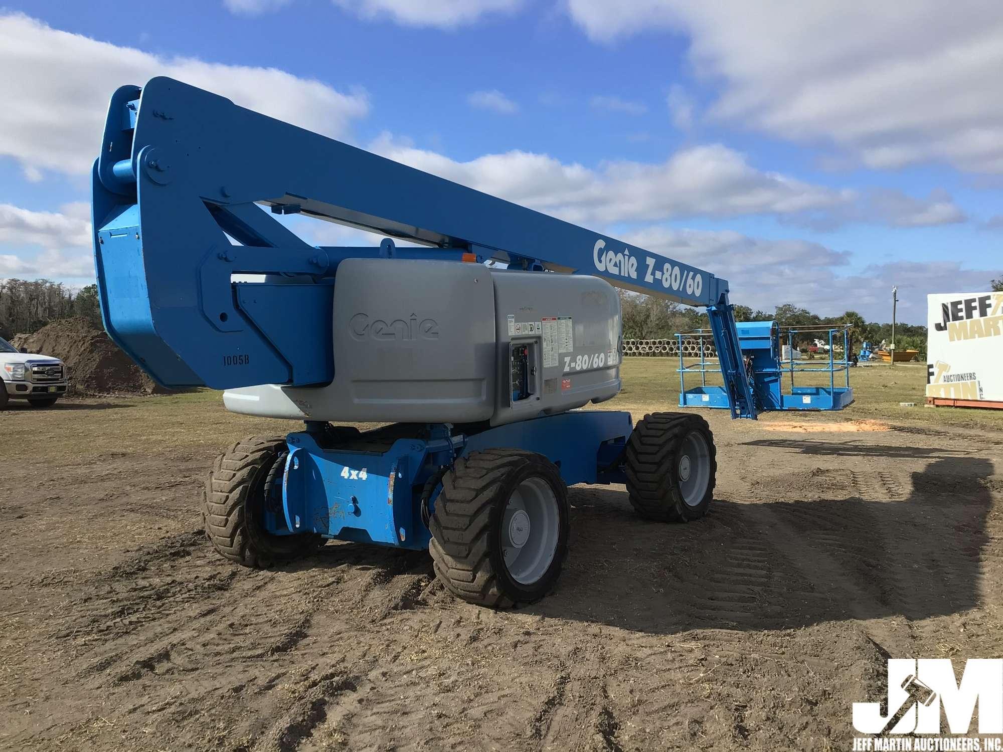 2006 GENIE Z80/60 4X4 80' ARTICULATED BOOM LIFT SN: Z8006-1005