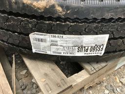 QTY OF (4) 11R24.5 TIRES