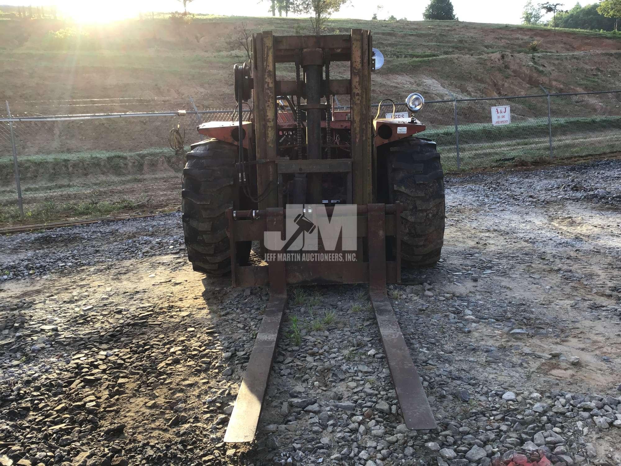 1986 MANITOU T602-TCP-D ROUGH TERRAIN FORKLIFT SN: R360621