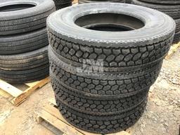 QTY OF (4) 285/75R24.5 TIRES