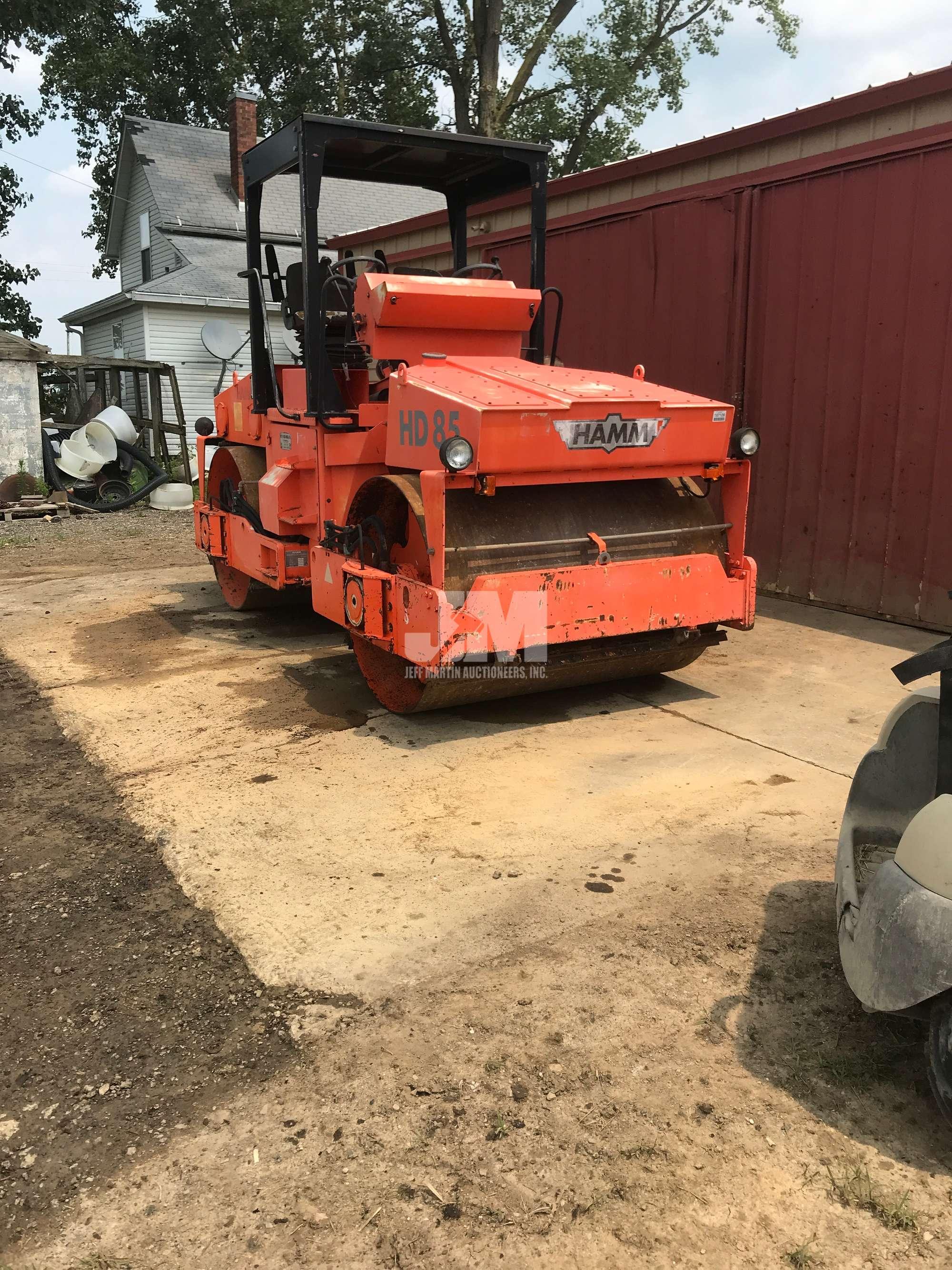 1996 HAMM HD 85 C TANDEM VIBRATORY ROLLER SN: 38822