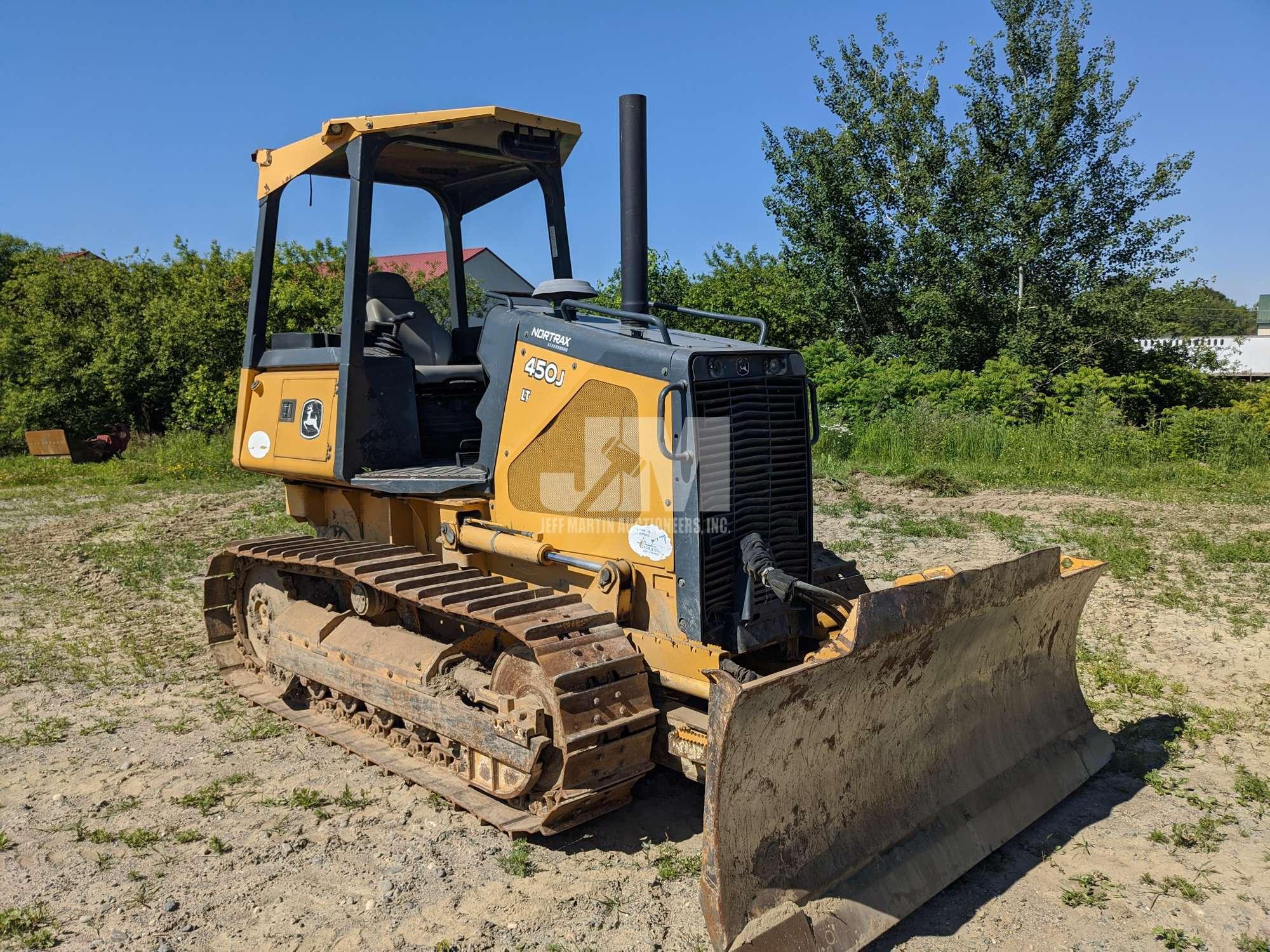 2007 DEERE 450J LT SN: 138247 CRAWLER TRACTOR CANOPY