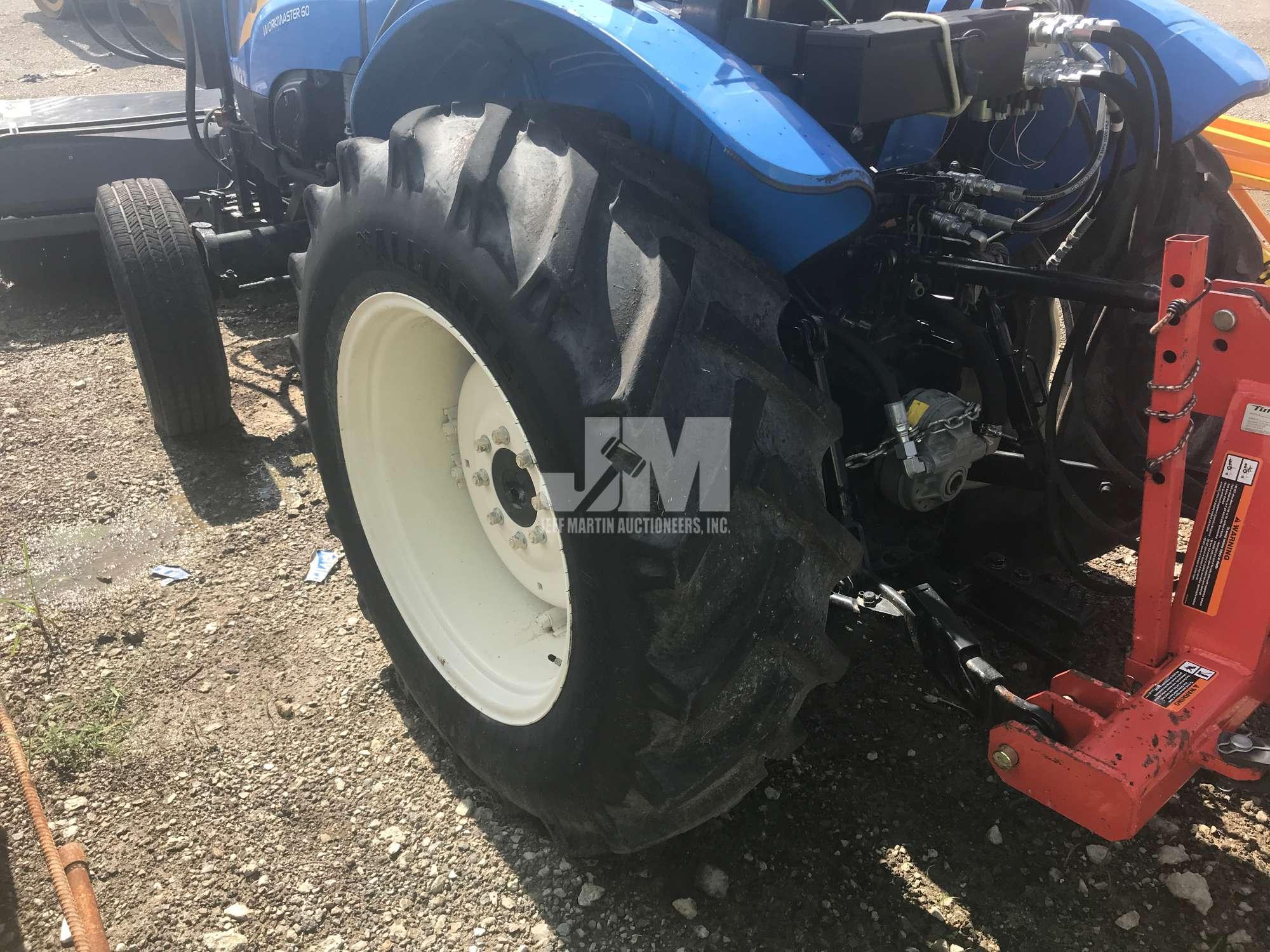 2019 NEW HOLLAND WORKMASTER 60 SN: NH53B1270 BROOM TRACTOR