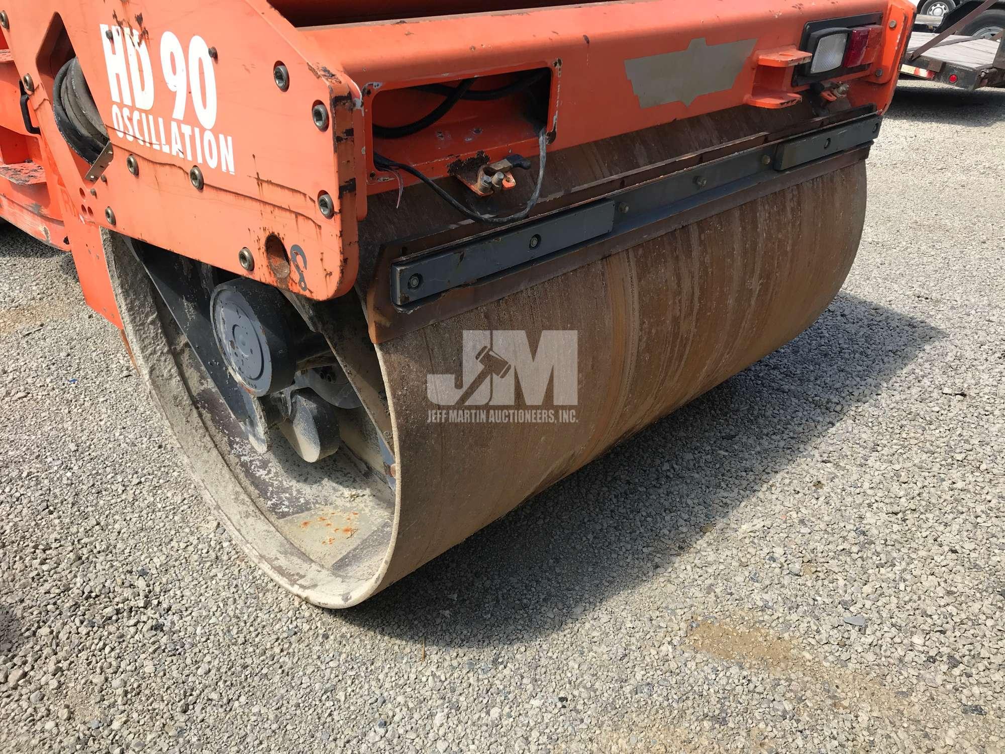 2007 HAMM HD90V TANDEM VIBRATORY ROLLER SN: 1741004