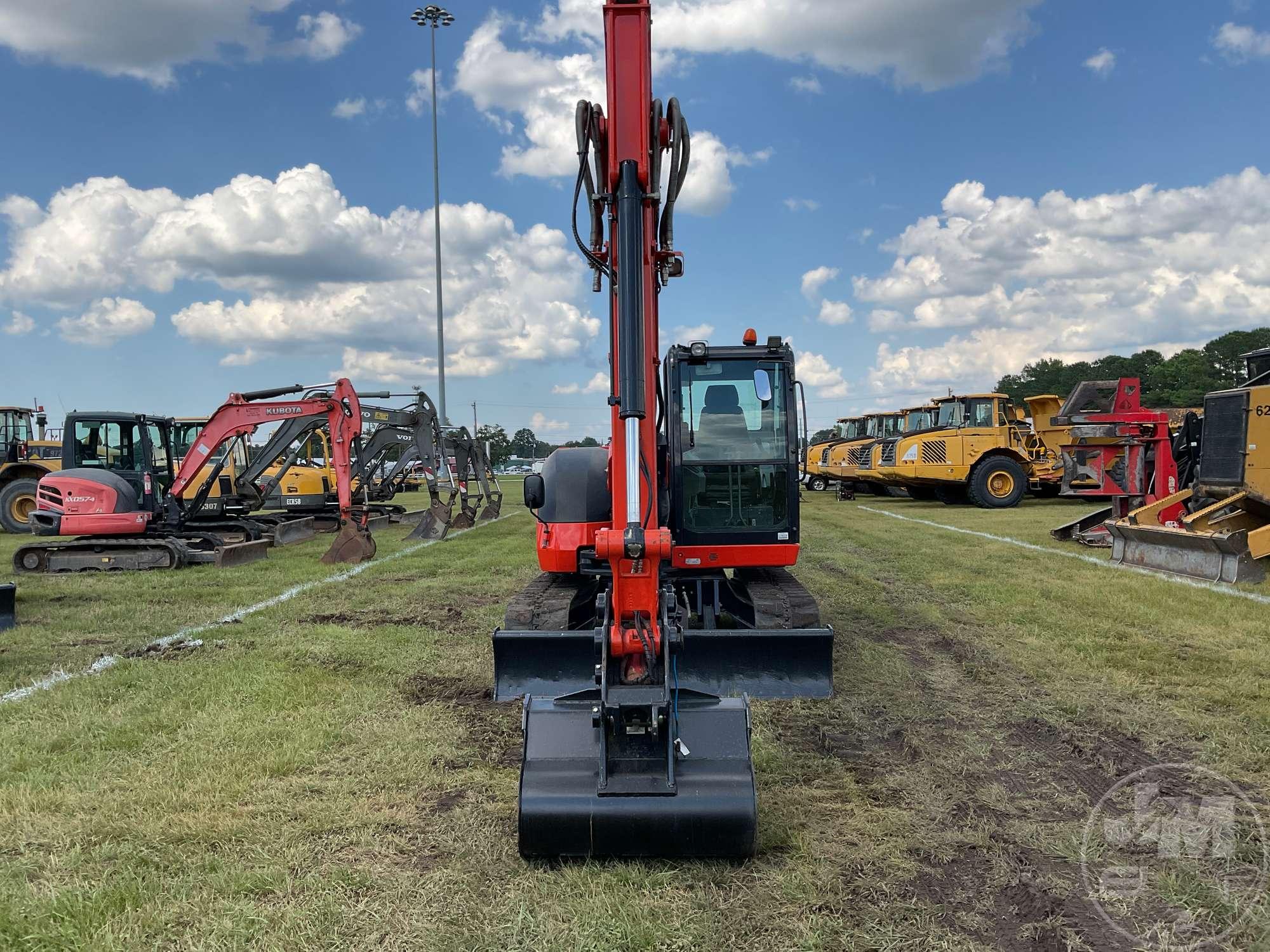 2015 KUBOTA KX080-4 MINI EXCAVATOR SN: JKUK0803A01H34720