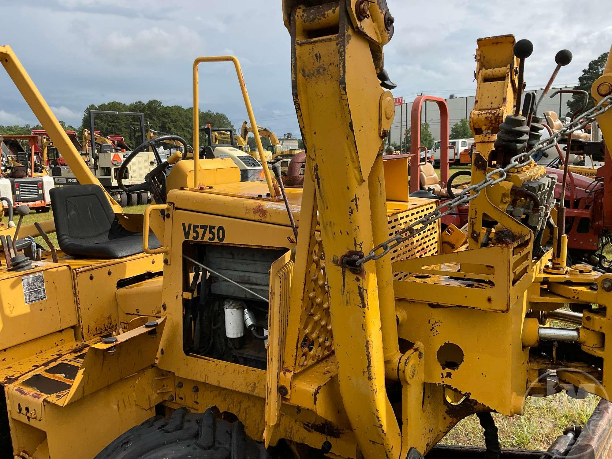 1999 VERMEER V5750 TRENCHER SN: 1VRM082Z9X1000689