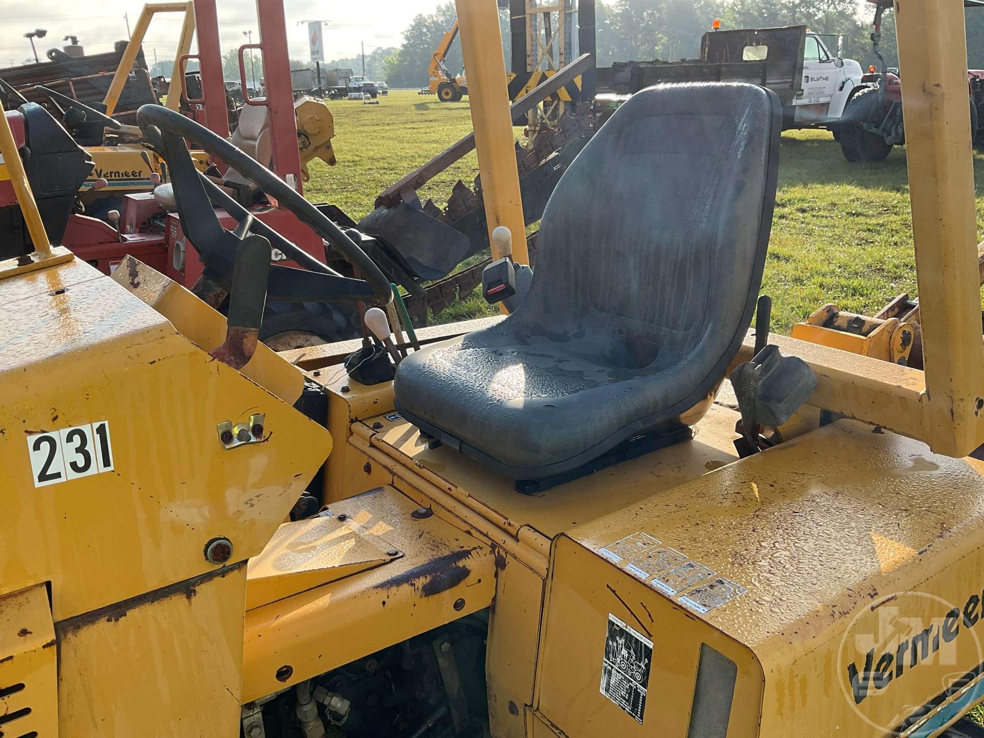 1998 VERMEER V3550A TRENCHER SN: 1VR3072POW1000725