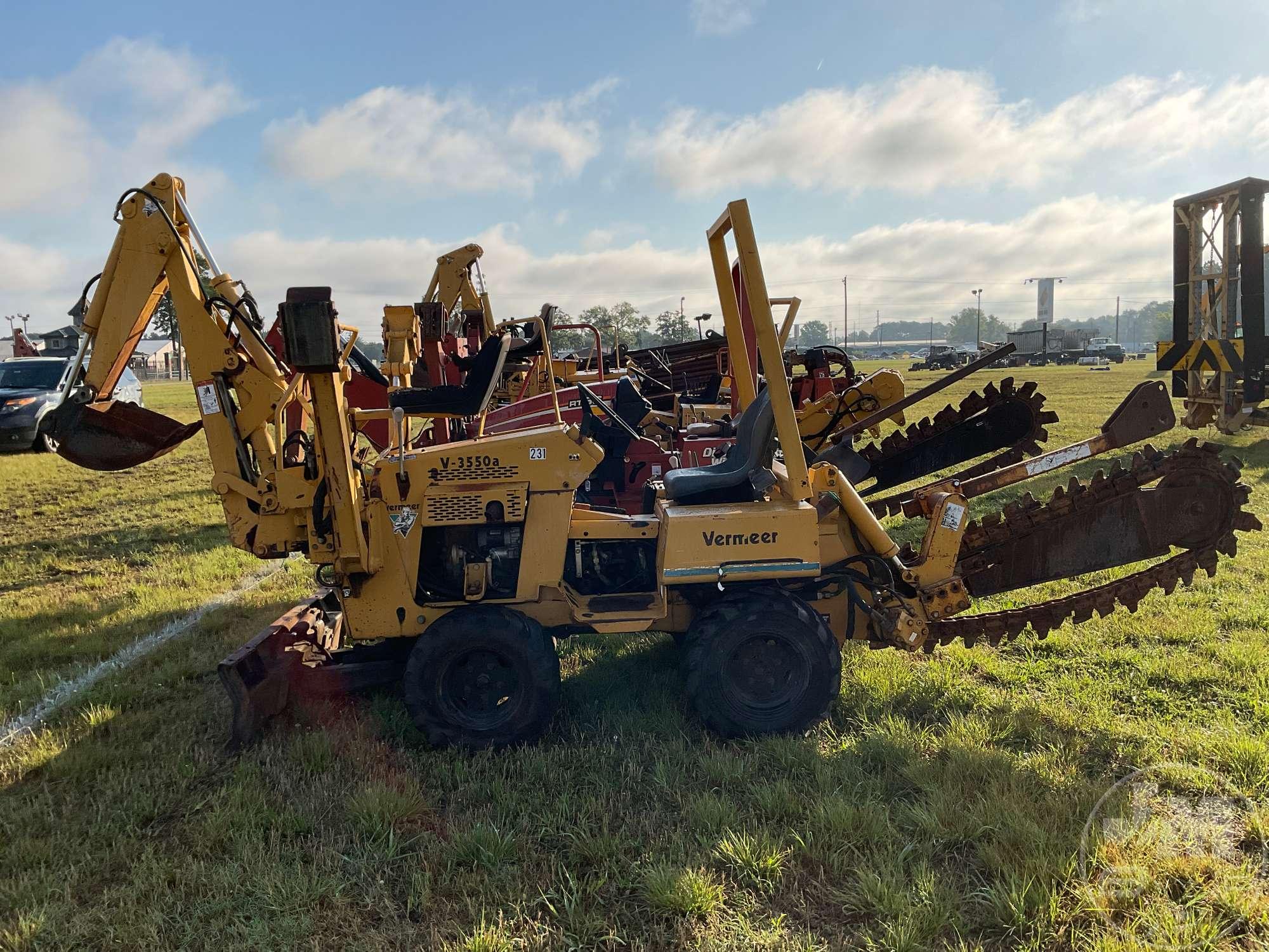 1998 VERMEER V3550A TRENCHER SN: 1VR3072POW1000725