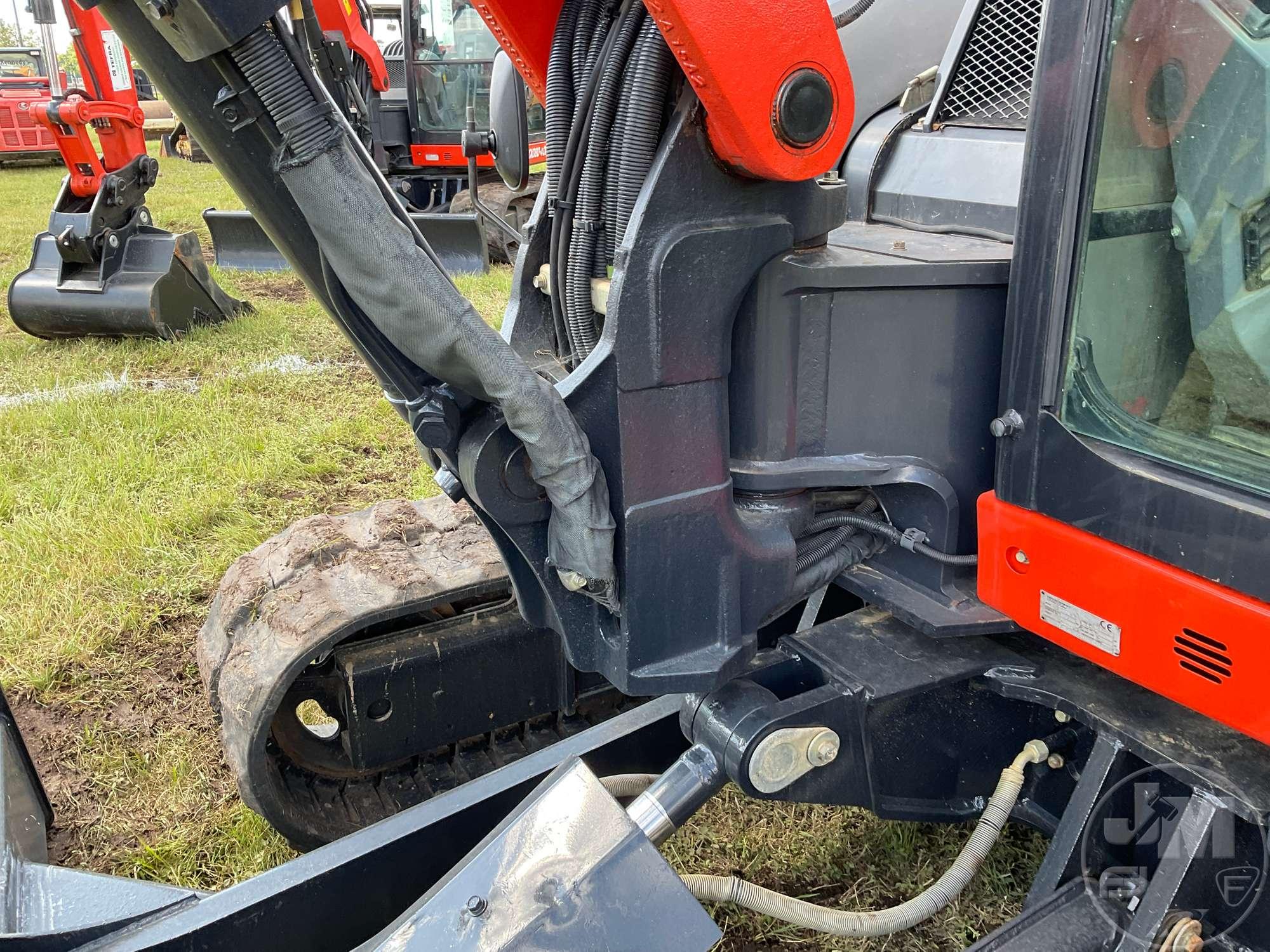 2015 KUBOTA KX080-4 MINI EXCAVATOR SN: JKUK0803A01H34720