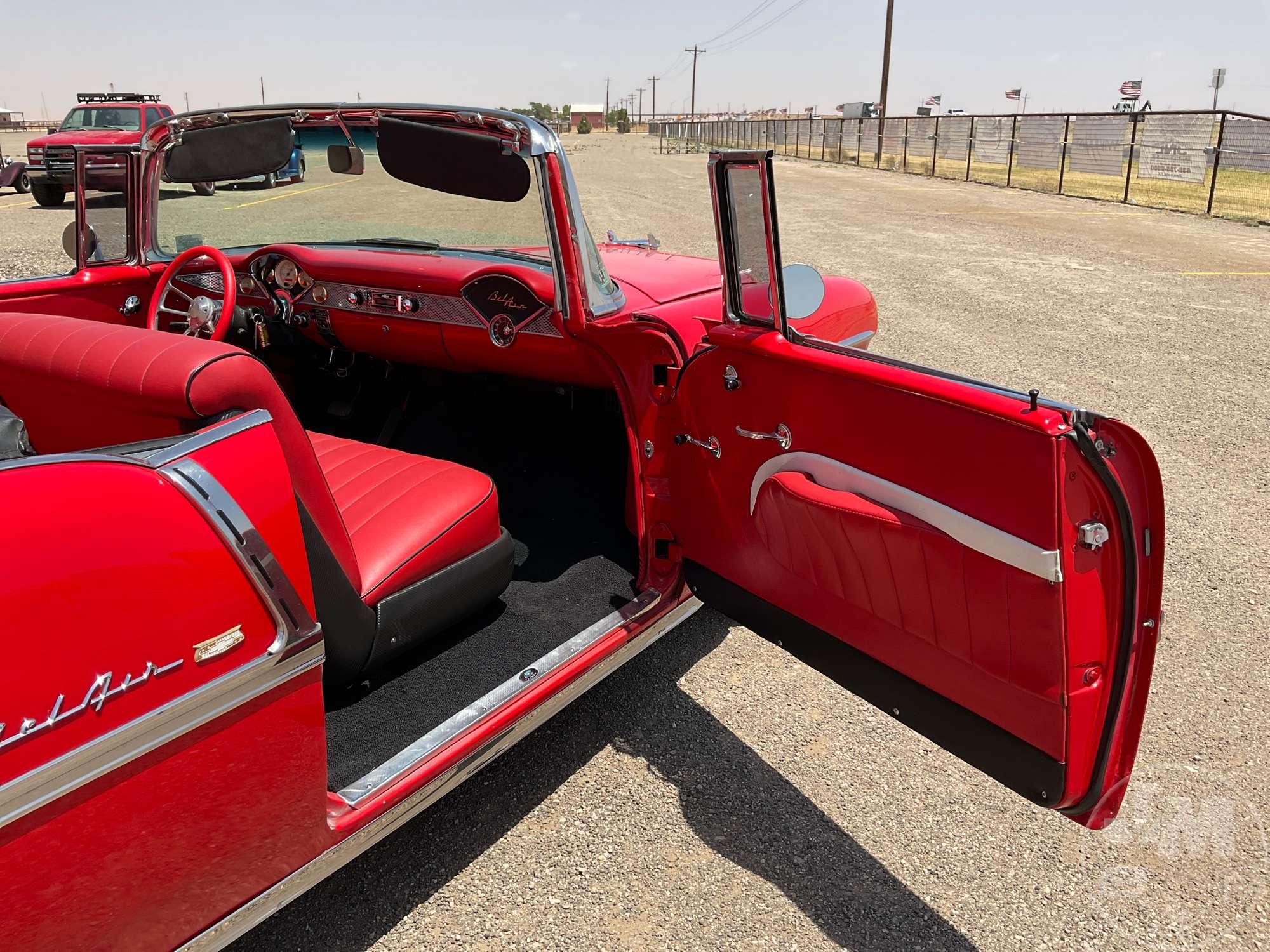 1955 CHEVROLET BEL AIR VIN: VC55J072909 CONVERTIBLE