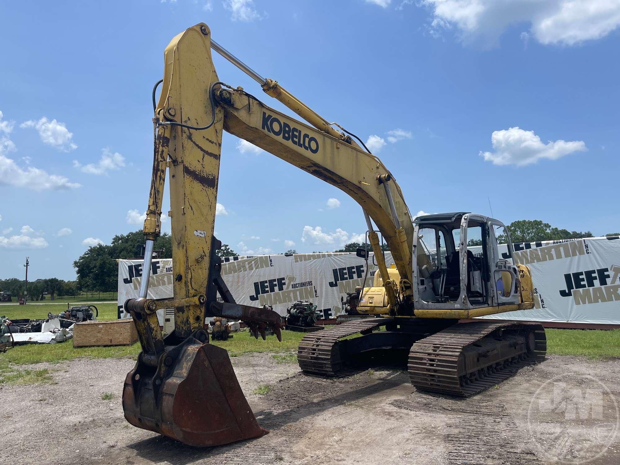 2004 KOBELCO SK210LC HYDRAULIC EXCAVATOR SN: Y008-U3023