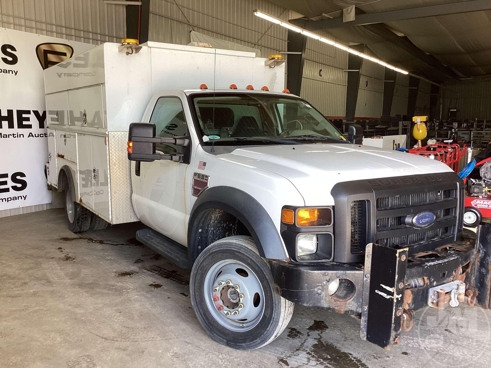 2008 FORD F-550 S/A MECHANICS TRUCK VIN: 1FDAF57R18EA36326