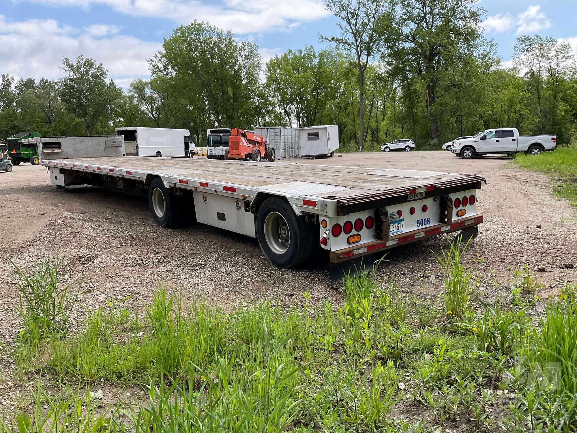 2008 DOONAN 50'X102" ALUMINUM STEPDECK TRAILER VIN: 1D9BG482581609184