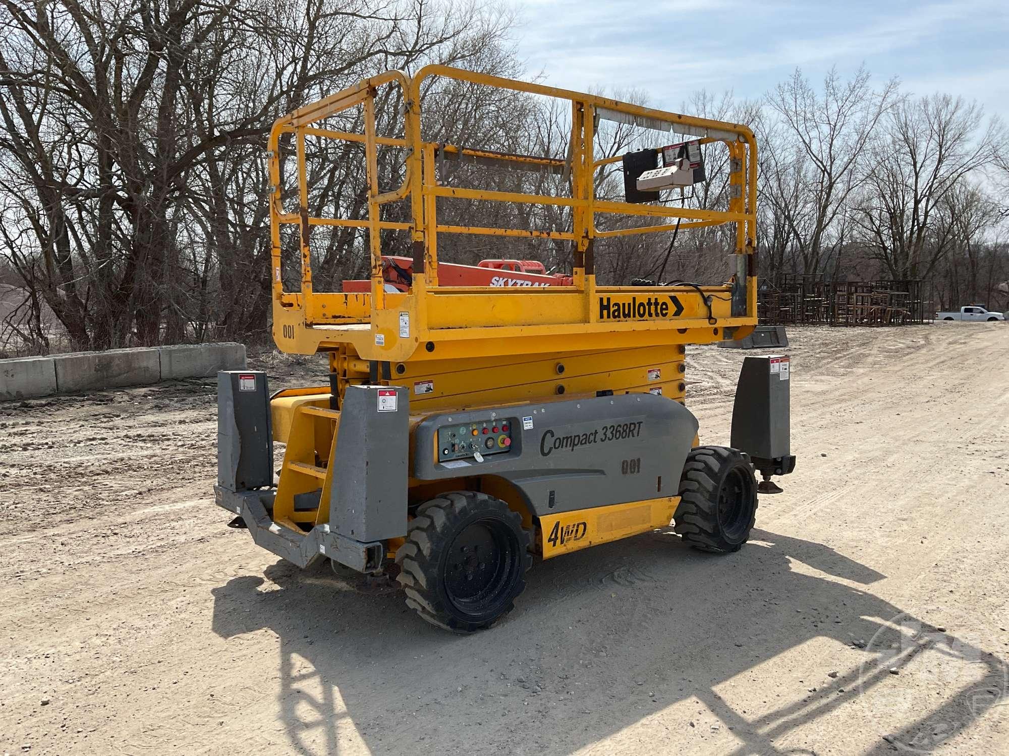 2013 HAULOTTE 3368RT 33’...... SCISSOR LIFT SN: CD702859