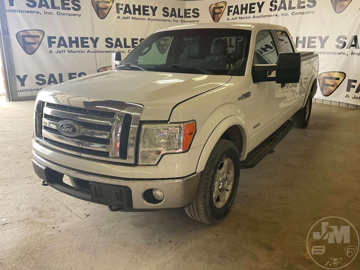 2011 FORD F-150 CREW CAB 4X4 PICKUP VIN: 1FTFW1ET3BKD41711