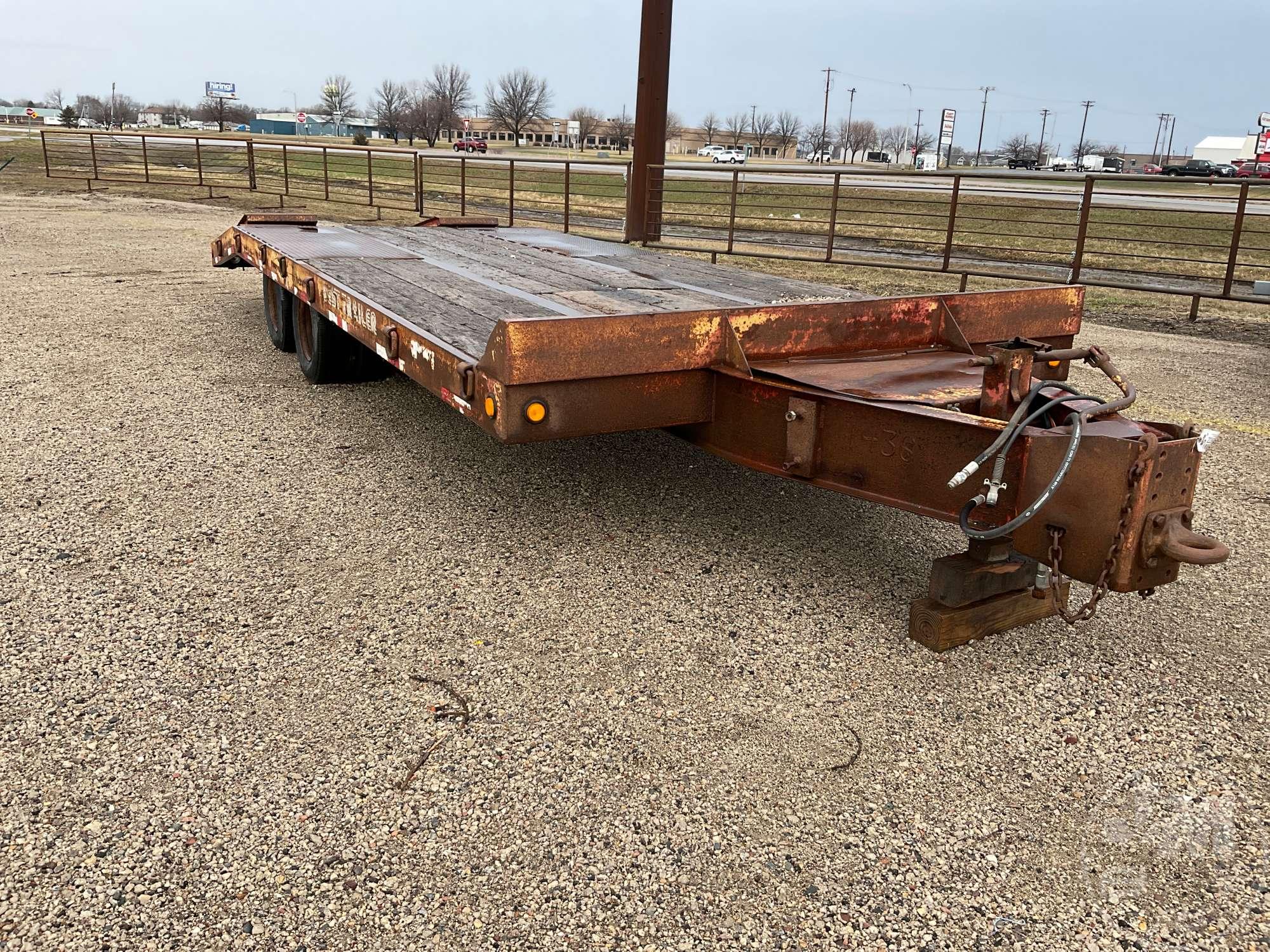 1997 BEST TRAILER DECKOVER TAG A LONG EQUIPMENT TRAILER VIN: 1BTN2421V1175436