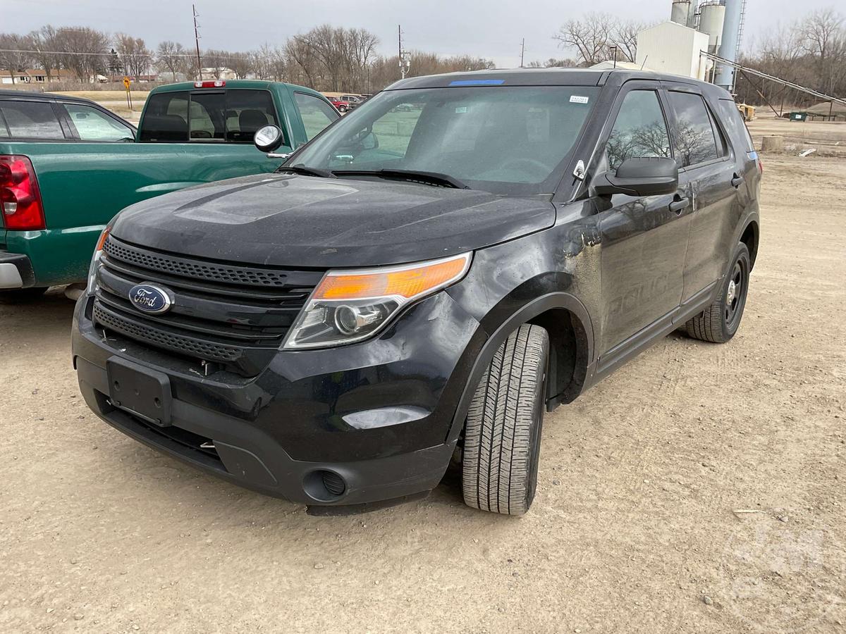 2015 FORD EXPLORER POLICE INTERCEPTOR VIN: 1FM5K8ARXFGC67086 AWD SUV