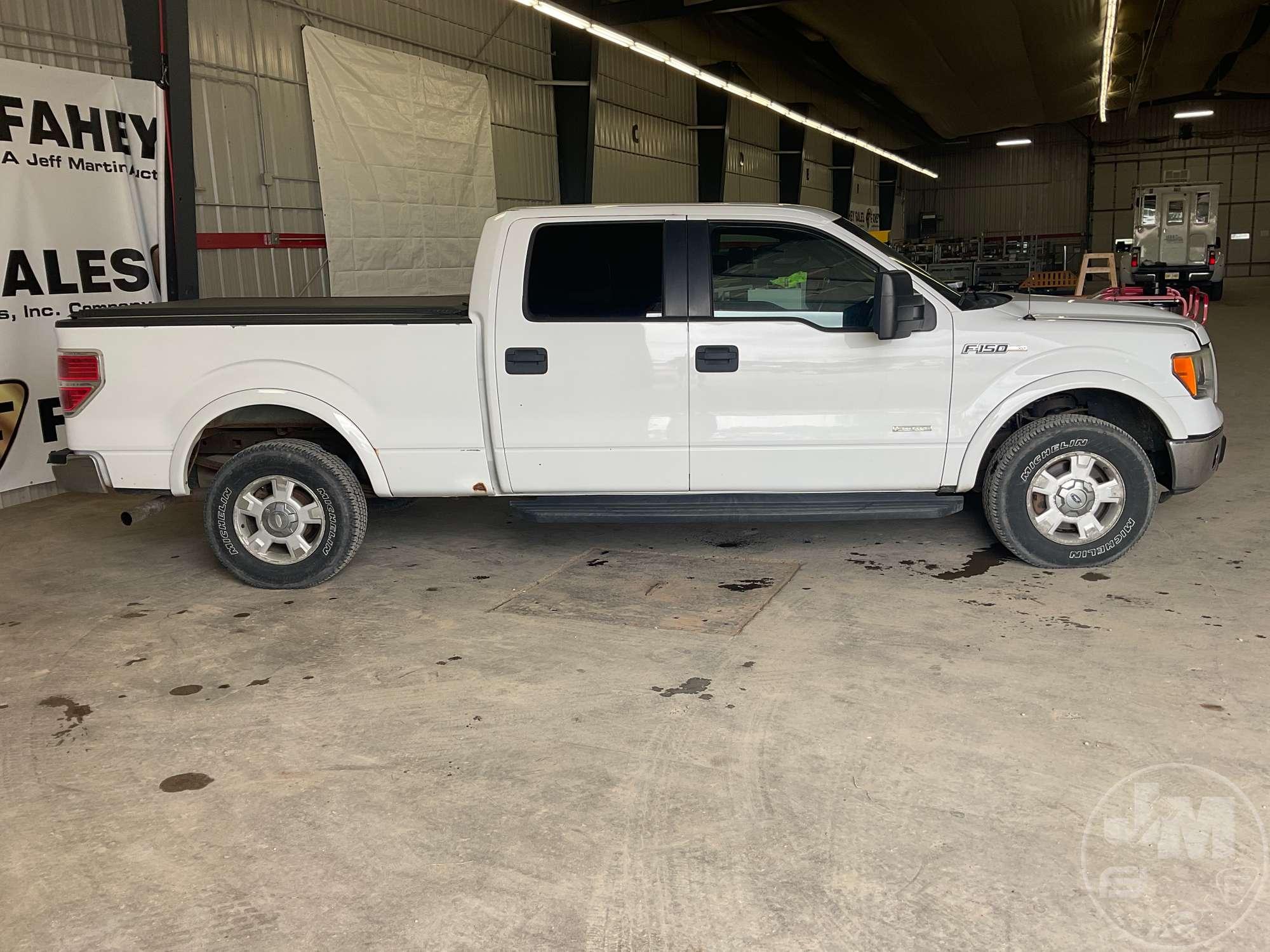 2011 FORD F-150 CREW CAB 4X4 PICKUP VIN: 1FTFW1ET3BKD41711