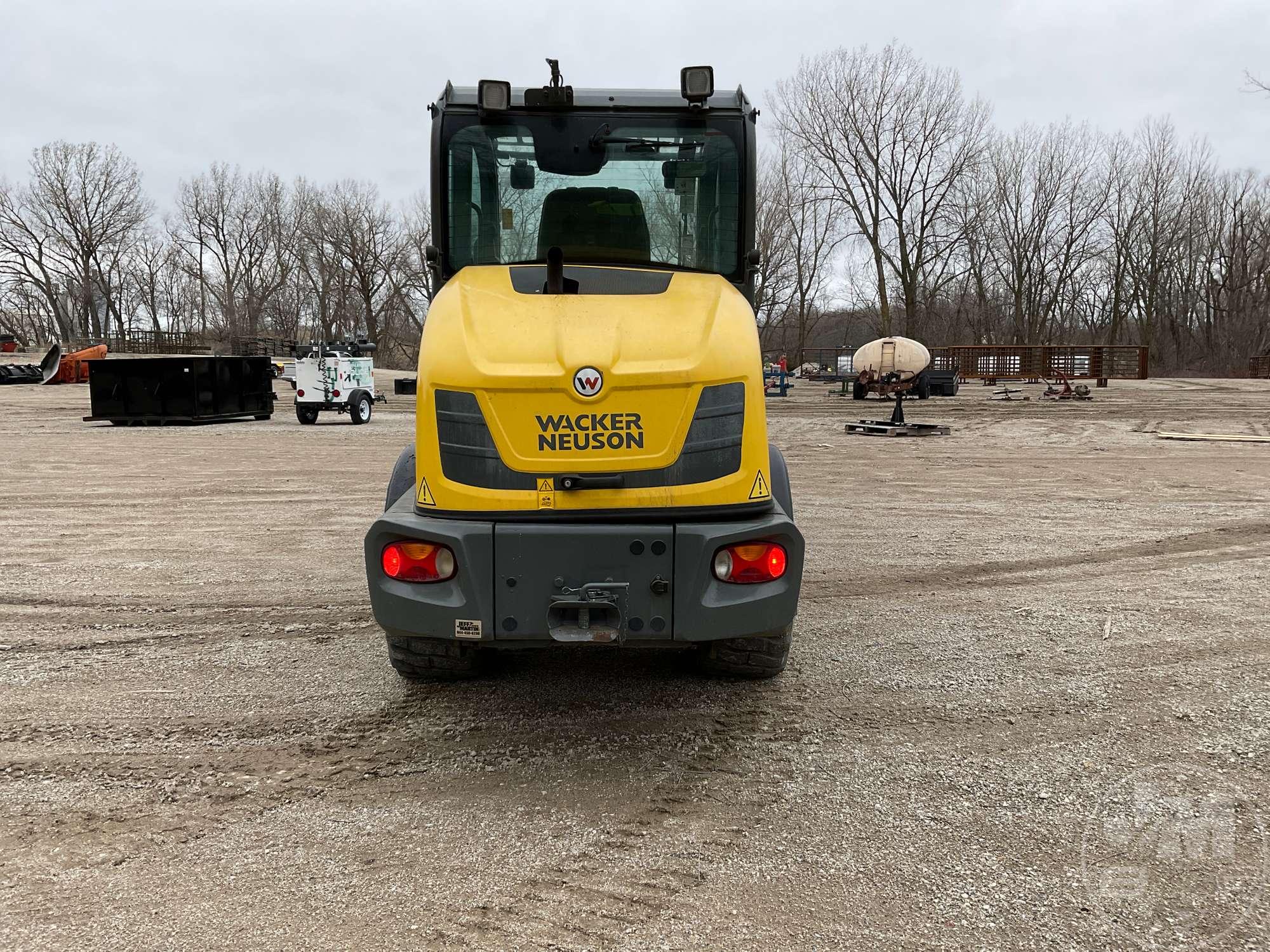 2017 WACKER NEUSON WL38 ARTICULATED WHEEL LOADER SN: 3040011