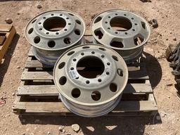 QTY OF (3) WHEEL(S) ALUMINUM