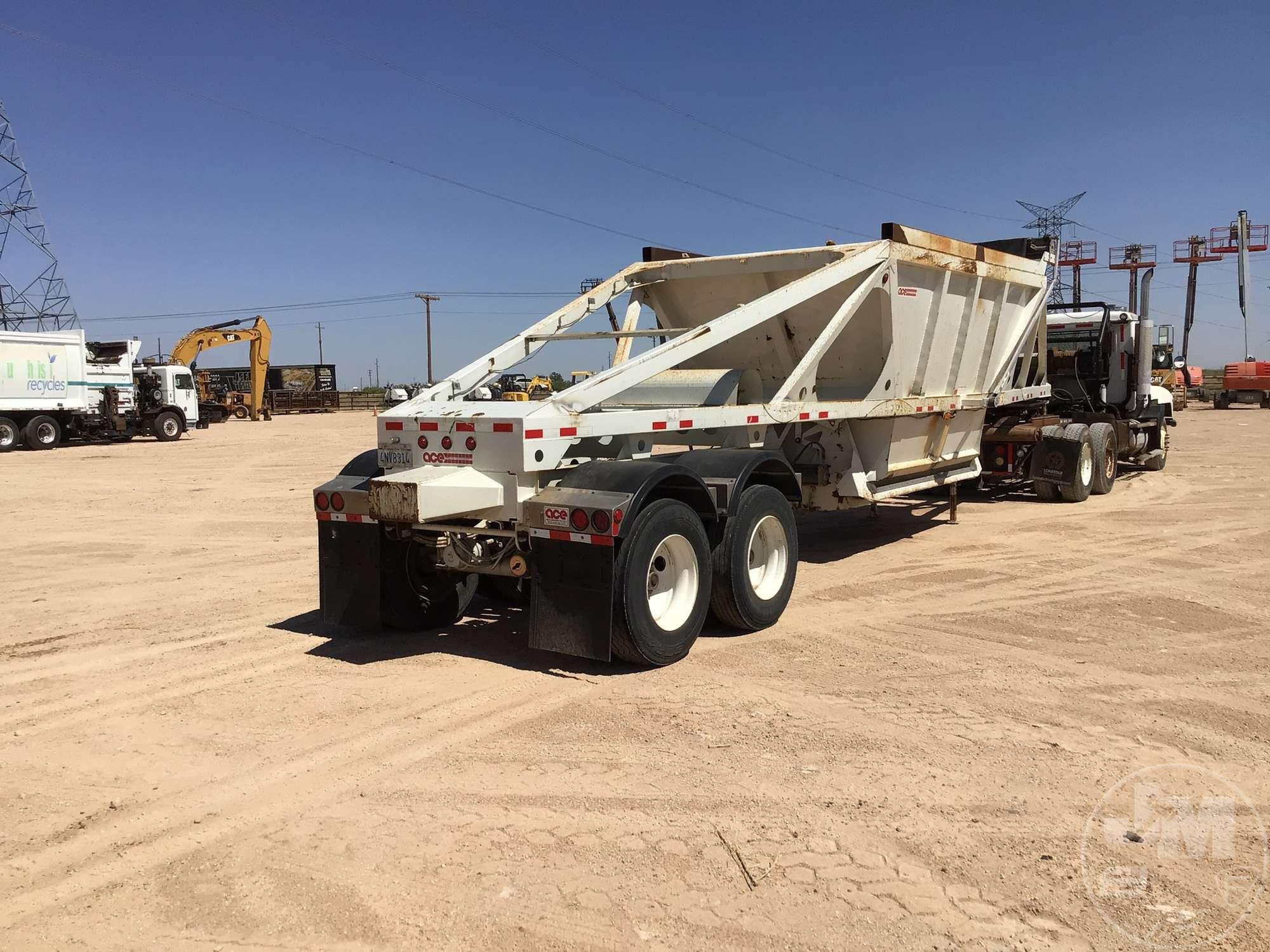 2016 AMERICAN CARRIER EQUIPMENT ABD 400 STEEL  BELLY DUMP TRAILER VIN: 1A9ASD420FG896046