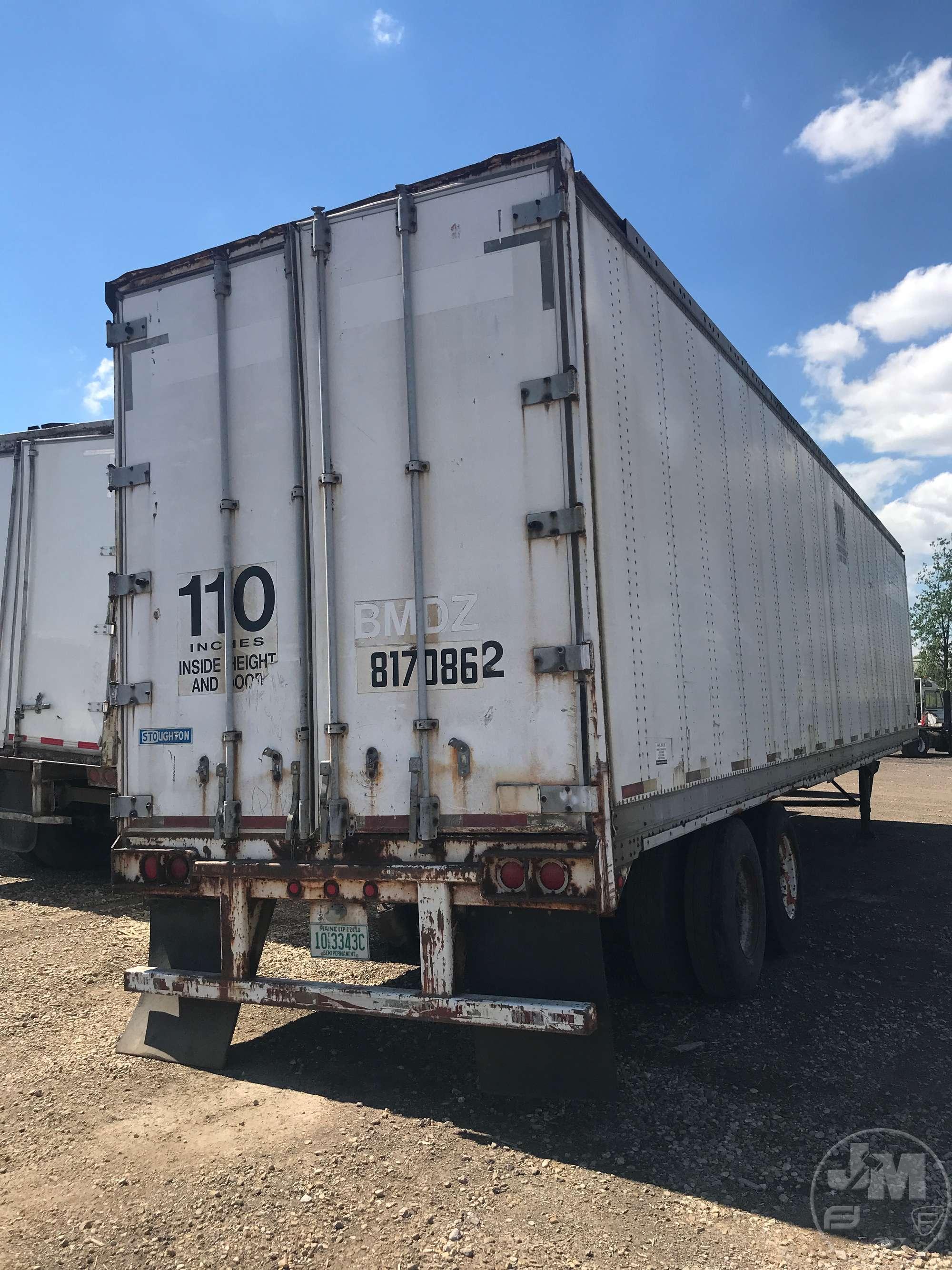 1995 STOUGHTON TRAILERS STOUGHTON TRAILERS 45'X102" VAN TRAILER VIN: 1DW1A4529SS890812