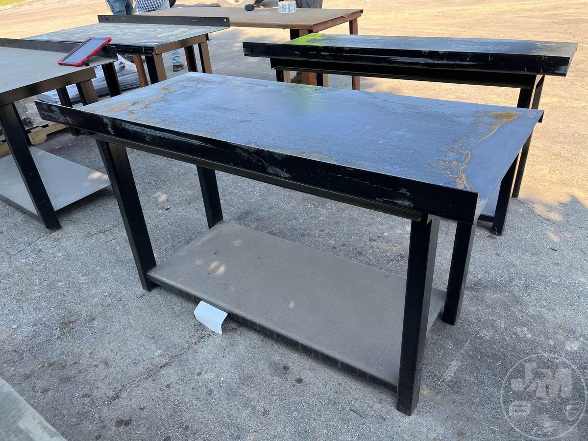 (UNUSED) 30" X 60" WORK BENCH W/ SHELF