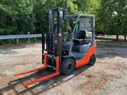 (UNUSED) 2022 TOYOTA 50-8FGU18 PNEUMATIC TIRE FORKLIFT SN: 10233