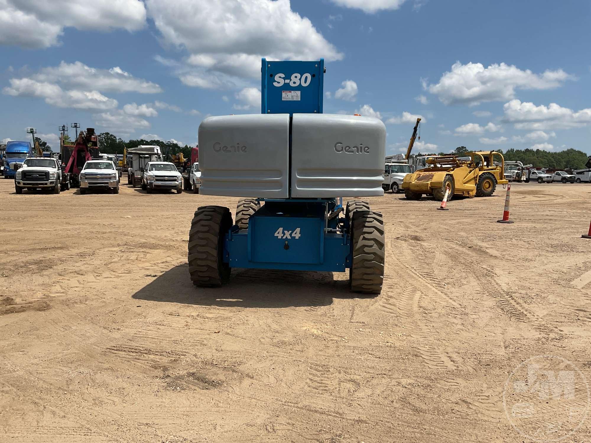 2008 GENIE S-80 80' 4X4 BOOM LIFT SN: S8008-7021