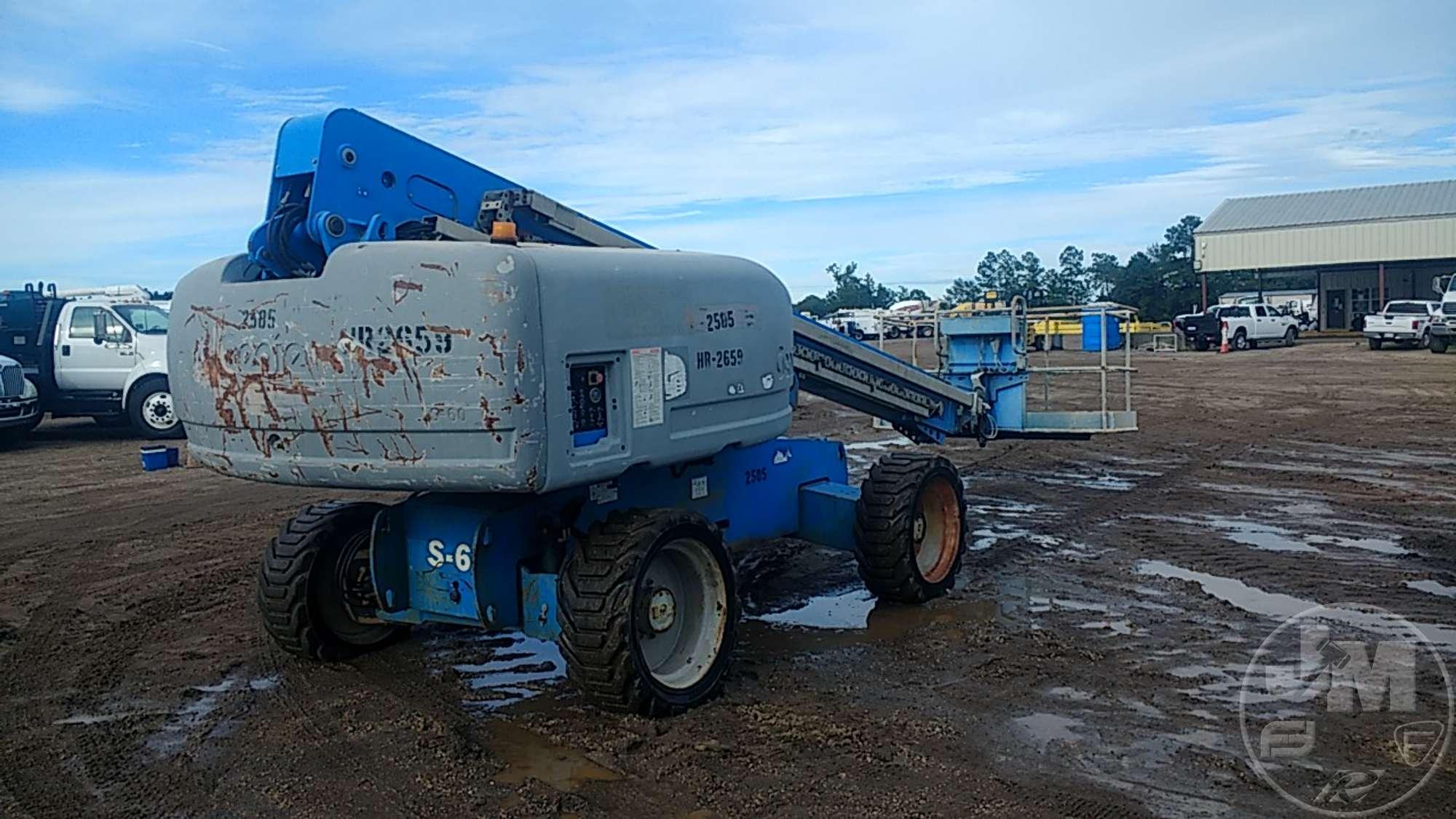 2007 GENIE S-60 60’...... 4X4 BOOM LIFT SN: S6007-16765