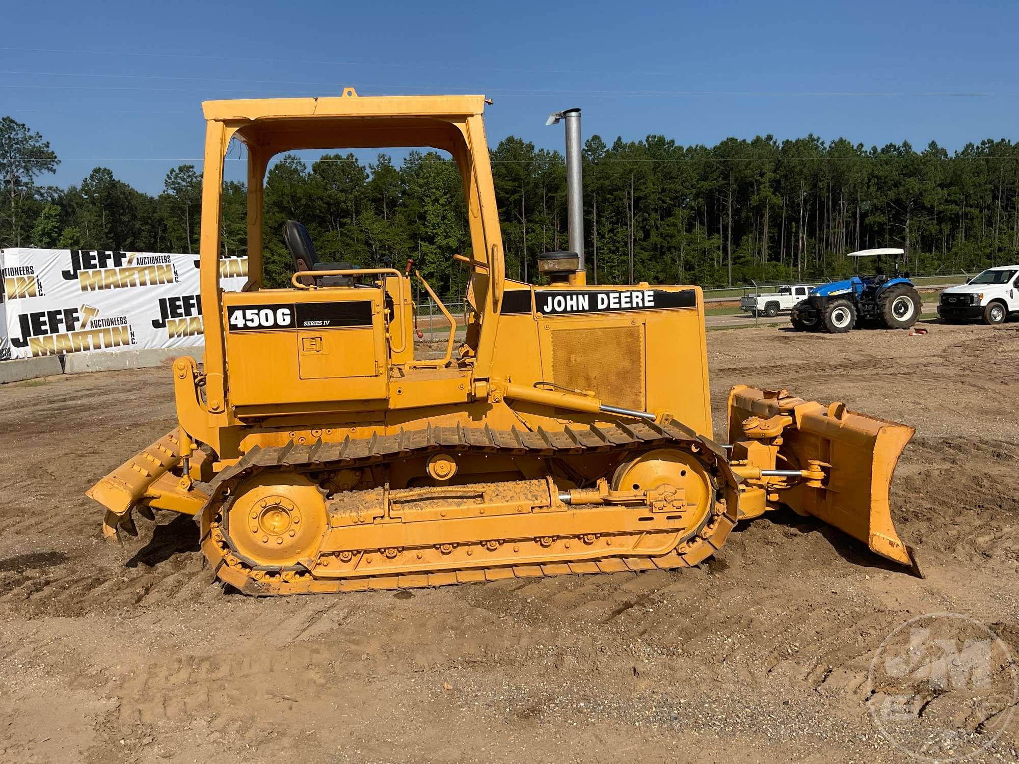 1993 DEERE 450G SERIES IV SN: T0450GH788783 CRAWLER TRACTOR CANOPY